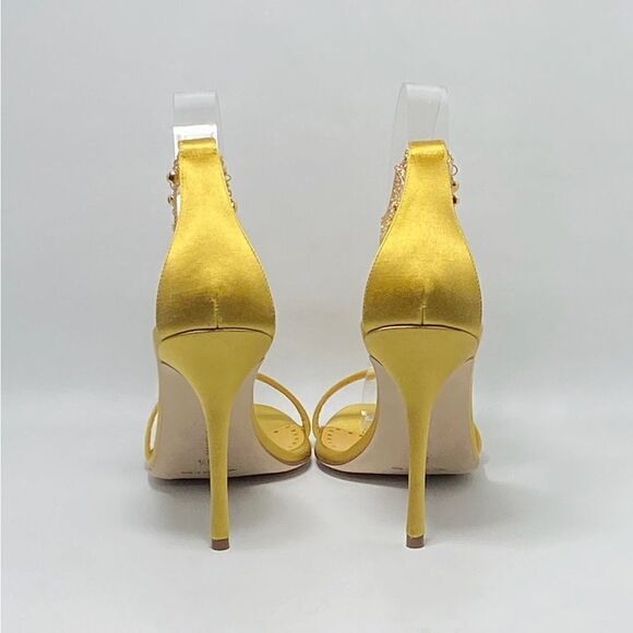 Manolo Blahnik Campanillasan 105MM Satin Sandals size 39.5 - Picture 8 of 12